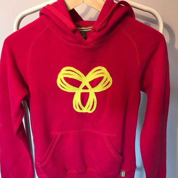 Pink And Yellow Aritzia TNA Hoodie - KIDS XS - Picture 1 of 5